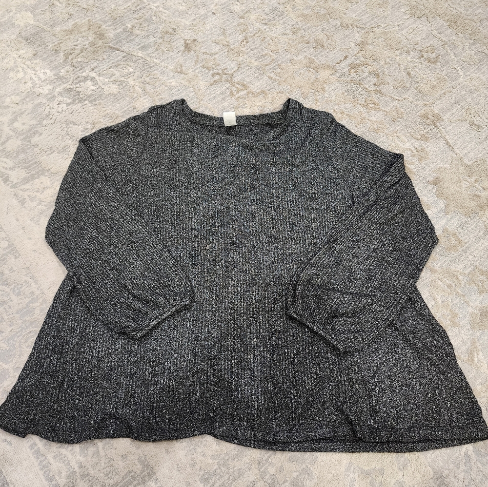 Dark gray Azur Long Sleeve Top Size 4X
